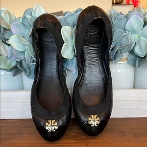 Tory Burch Jolie Black Ballet Flats